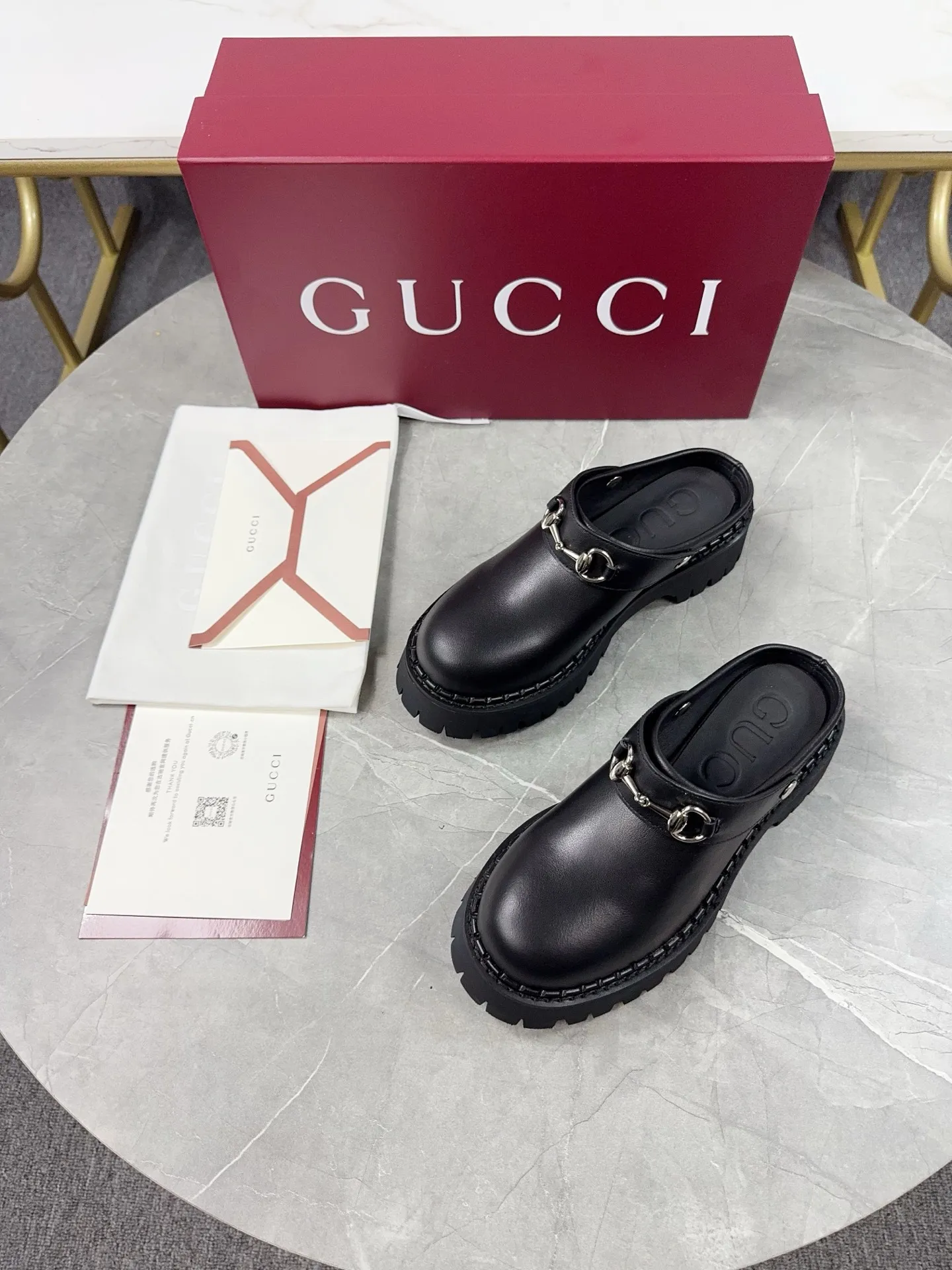 p500🐮🐮Gucci2024 new model, double GG groove thick-soled Loaf platform shoes. The original version is made 1:1. Super beautiful quality, classic model at the counter. ❶Upper: original frosted cowhide ❷Inner lining: water-dyed cowhide ❸Feet: water-dyed cowhide ❹Outsole: ultra-light original sole ❺thick sole heightening: 3.5cn ❻Packing: original packaging ❼Number: Women's 35-42 (41 42 customized, non-returnable) Men's model: 38-46 (45, 46 customized, non-returnable)